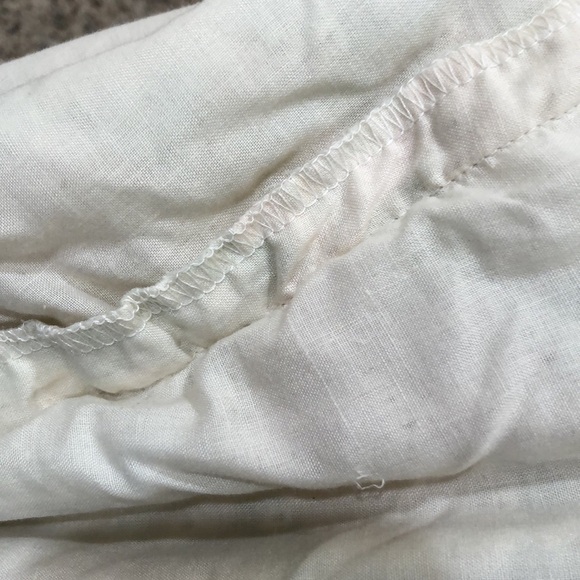 ModCloth Midi Dress Size Small Pastel Yellow Pink Floral Eyelet - Picture 8 of 12